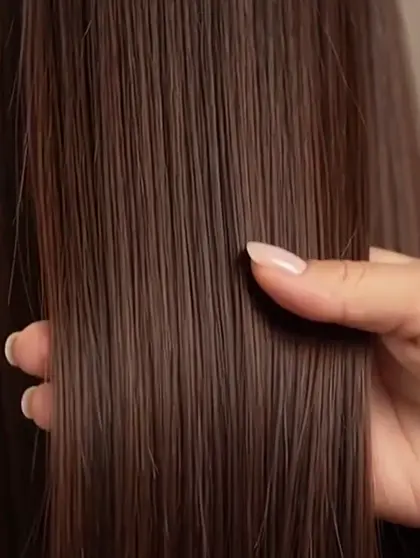 Resultado no cabelo de cliente